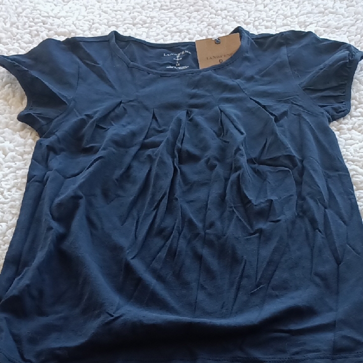 Lands' End Kids Navy Blue Blouse